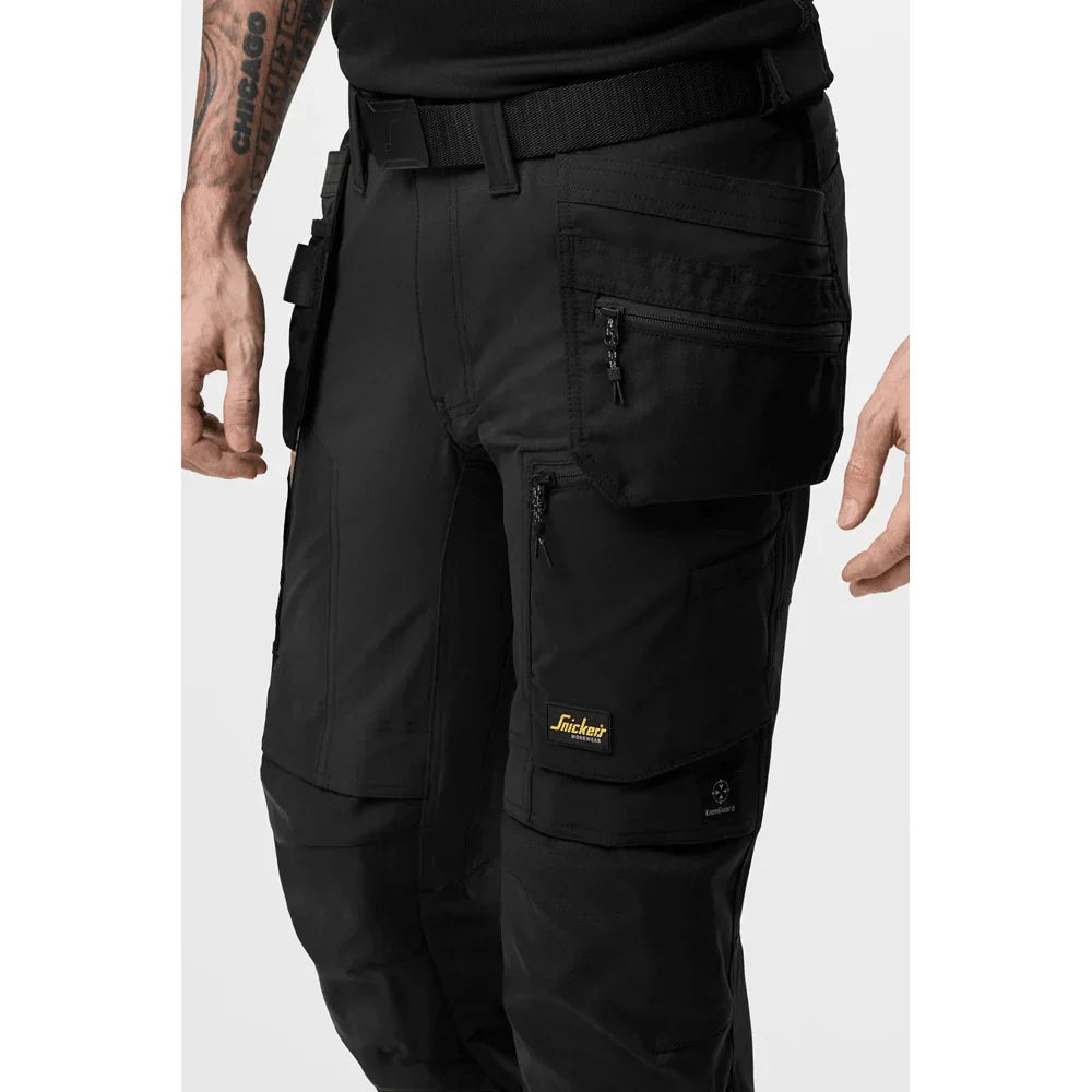 Snickers 6218 AllroundWork Holster Pocket 4-Way Stretch Trousers Navy Blue
