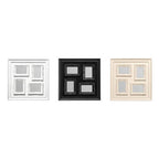 4 Photo White Plastic Multi Photo Frame