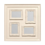 4 Photo Cream Plastic Multi Photo Frame