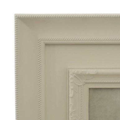 4 Photo Cream Plastic Multi Photo Frame