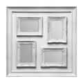 Vintage Style Silver 4 Photo Frame