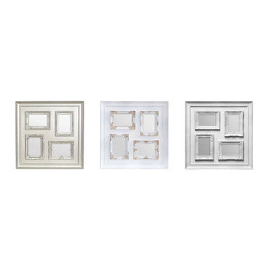 Vintage Style Silver 4 Photo Frame