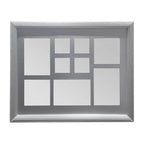 Silver 9 Photo Multi Photo Frame
