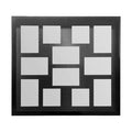 Black 12 Photo Multi Photo Frame
