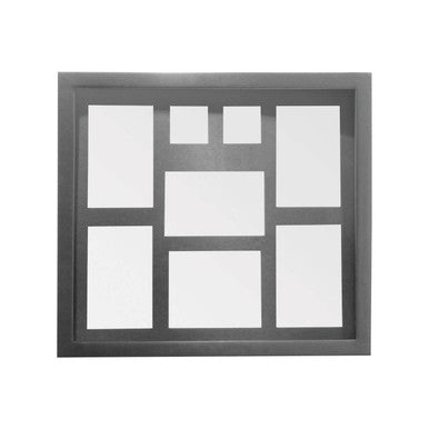 Silver 8 Multi Photo Frame