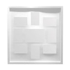 White 9 Multi Photo Frame