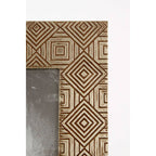 Tribal 5x7 Photo Frame in Antique Silver Finish