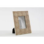 Tribal 4x6 Photo Frame in Antique Silver Finish