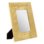 5x7 Gold Disc Photo Frame