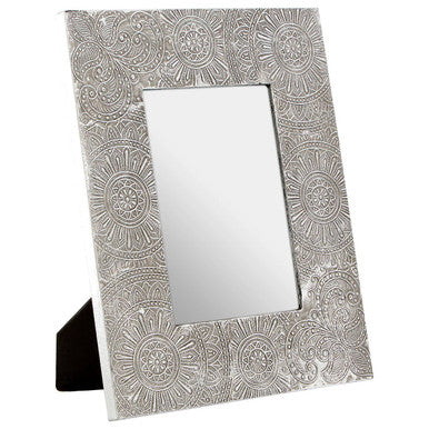 5x7 Silver Etched Photo Frame