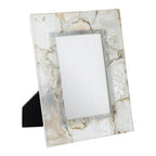 White Agate 5 x 7 Photo Frame