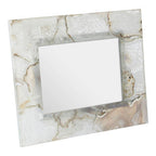 White Agate 5 x 7 Photo Frame