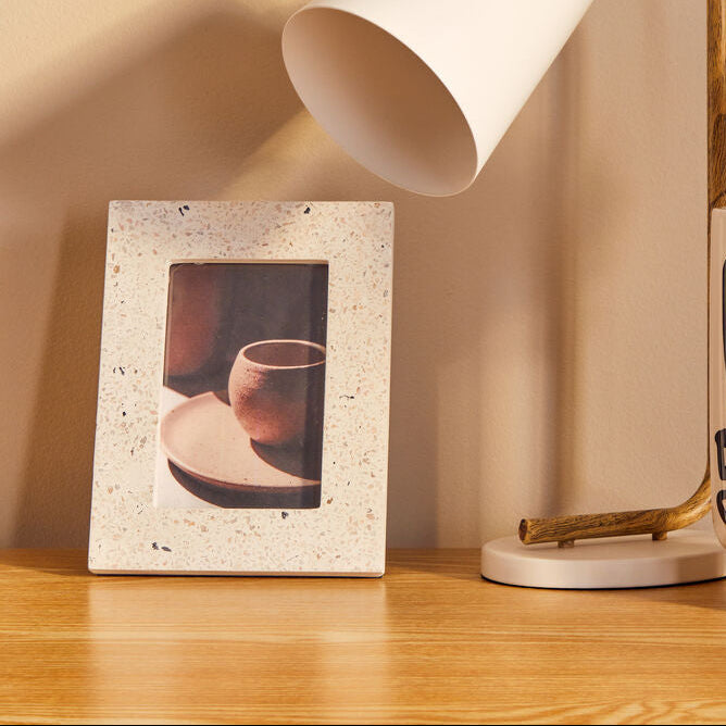 Small Terrazzo 4In x 6In Photo Frame