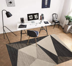 Tokyo Geo Blue Rug