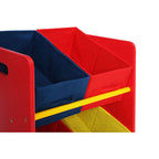 Kids Multi Coloured 3 Tier Storage Unit