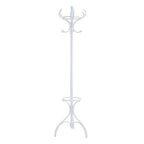 184cm White Finish Floor Standing Coat Stand