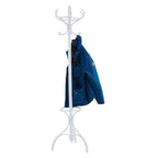 184cm White Finish Floor Standing Coat Stand