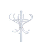184cm White Finish Floor Standing Coat Stand