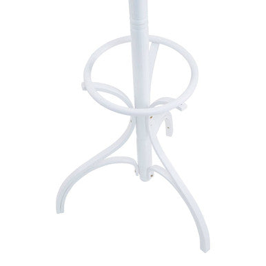 184cm White Finish Floor Standing Coat Stand