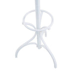 184cm White Finish Floor Standing Coat Stand