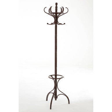 Mahogany Finish Floor Standing Coat Stand