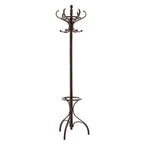 Mahogany Finish Floor Standing Coat Stand