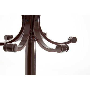 Mahogany Finish Floor Standing Coat Stand