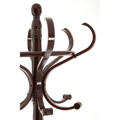 Mahogany Finish Floor Standing Coat Stand