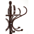 Mahogany Finish Floor Standing Coat Stand