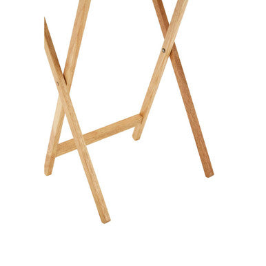 Natural Tropical Hevea Wood Folding Snack Table