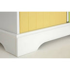 Kids White and Multi Coloured 4 Drawer Storage Unit