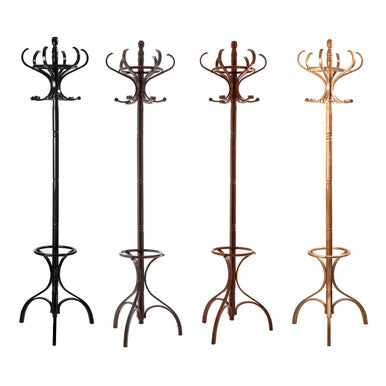 Black Finish Floor Standing Coat Stand