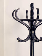 Black Finish Floor Standing Coat Stand