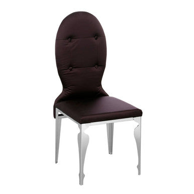 Purple Chair with Stainless Steel Legs