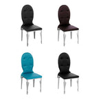 Purple Chair with Stainless Steel Legs
