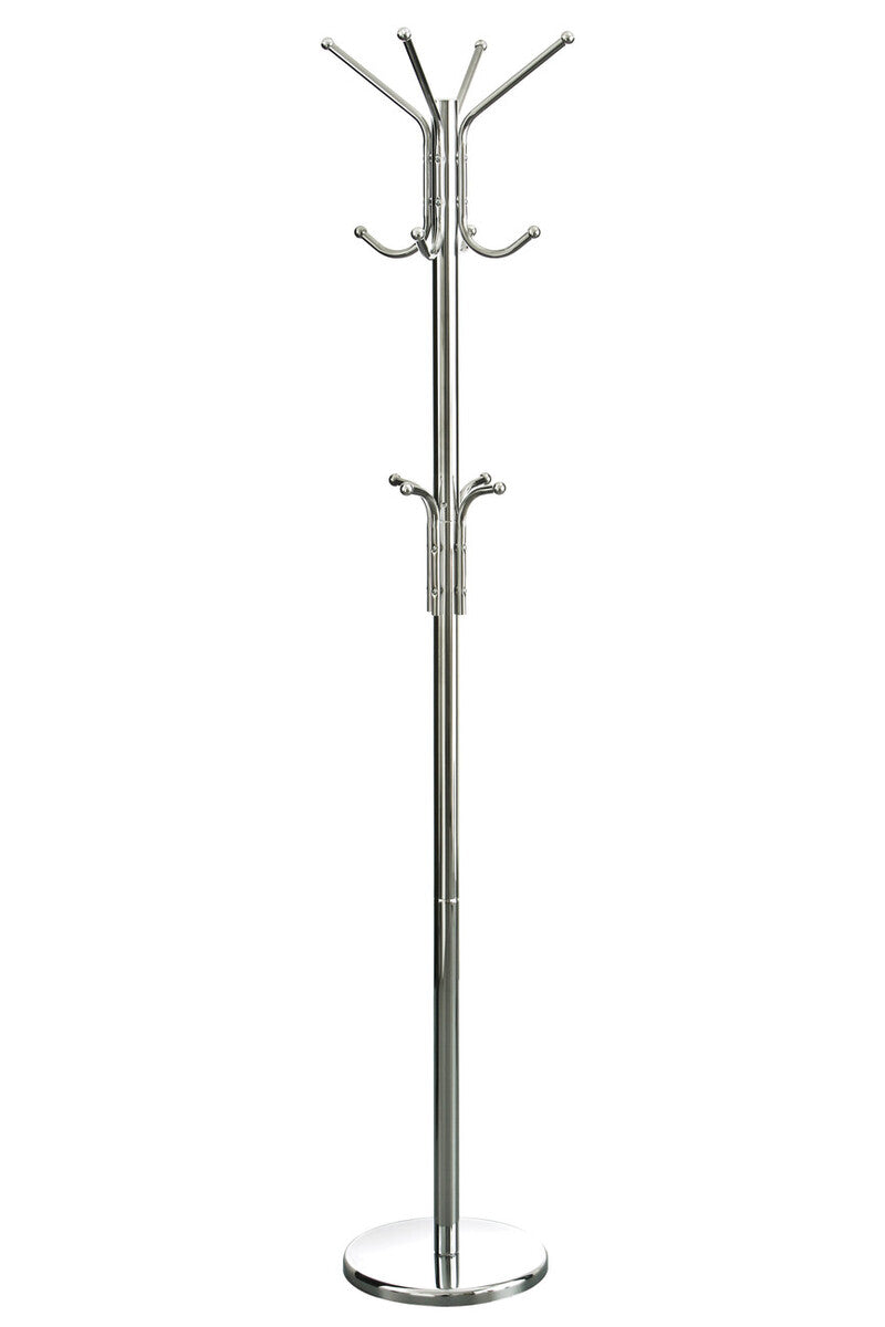Floor Standing Chrome Coat Stand