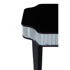 Black and Mirrored Side Table