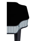 Black and Mirrored Side Table