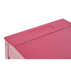 Pink Kids Desk and Stool Set with Storage