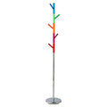 Multicoloured Acrylic Pegs Coat Stand