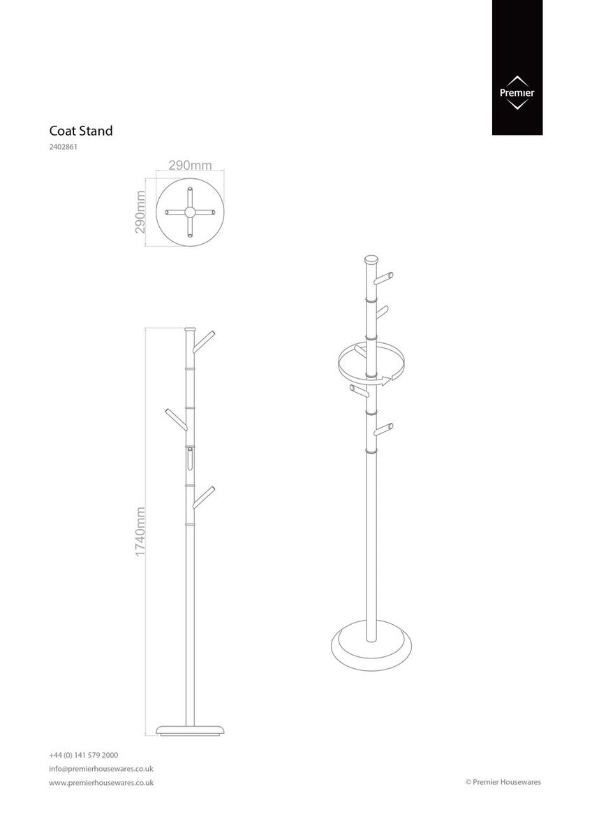 Multicoloured Acrylic Pegs Coat Stand