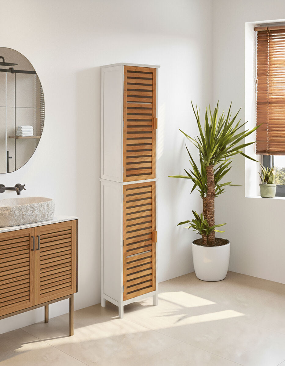 Tall Standing Cabinet with 4 Inner Shelves