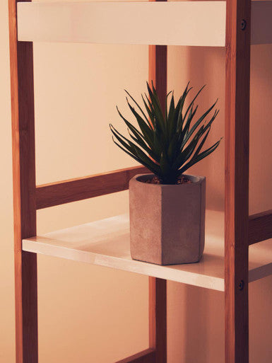 White High Gloss 3 Tier Small Shelf Unit
