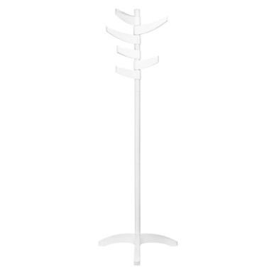 White Steel ABS Coat Stand