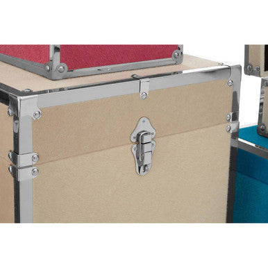 Multicoloured Set of 6 Storage Trunks