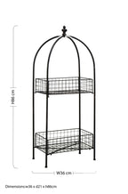Black 2 Tier Stand