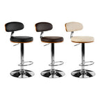 Bentwood Brown Bar Chair with Oval Back