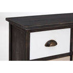 Urban Loft Multi Coloured Wooden 6 Drawer Chest