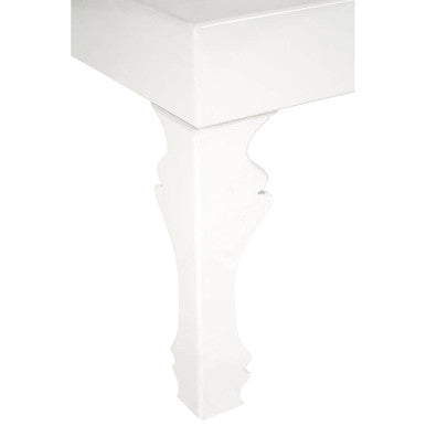 White High Gloss Finish Coffee Table