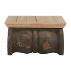 Natural and Grey Ornate Coffee Table